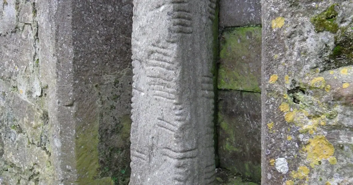 Ardmore ogham stone inscription, one of the pillars catalogued in Macalister's Corpus Inscriptionum Insularum Celticarum