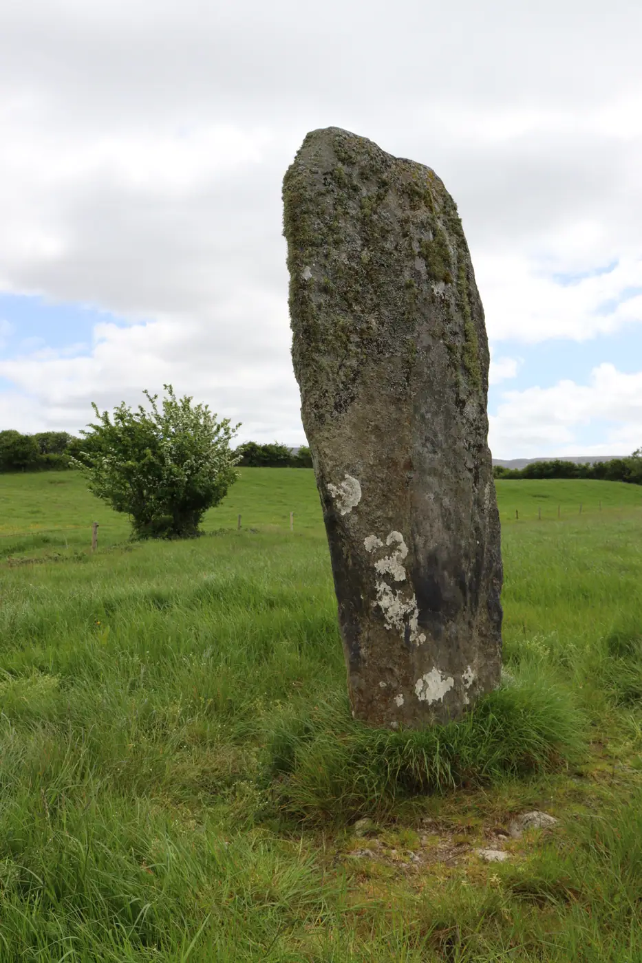 Corrower Ogham stone, one of the tallest in Ireland at 3 metres, Co. Mayo