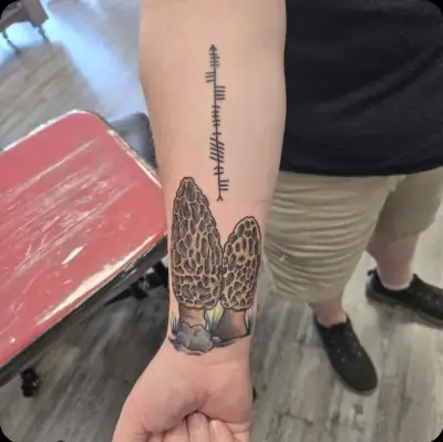 Ogham tattoo —  on wrist